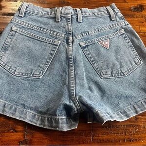 Vintage Guess Jean Shorts High Rise Denim